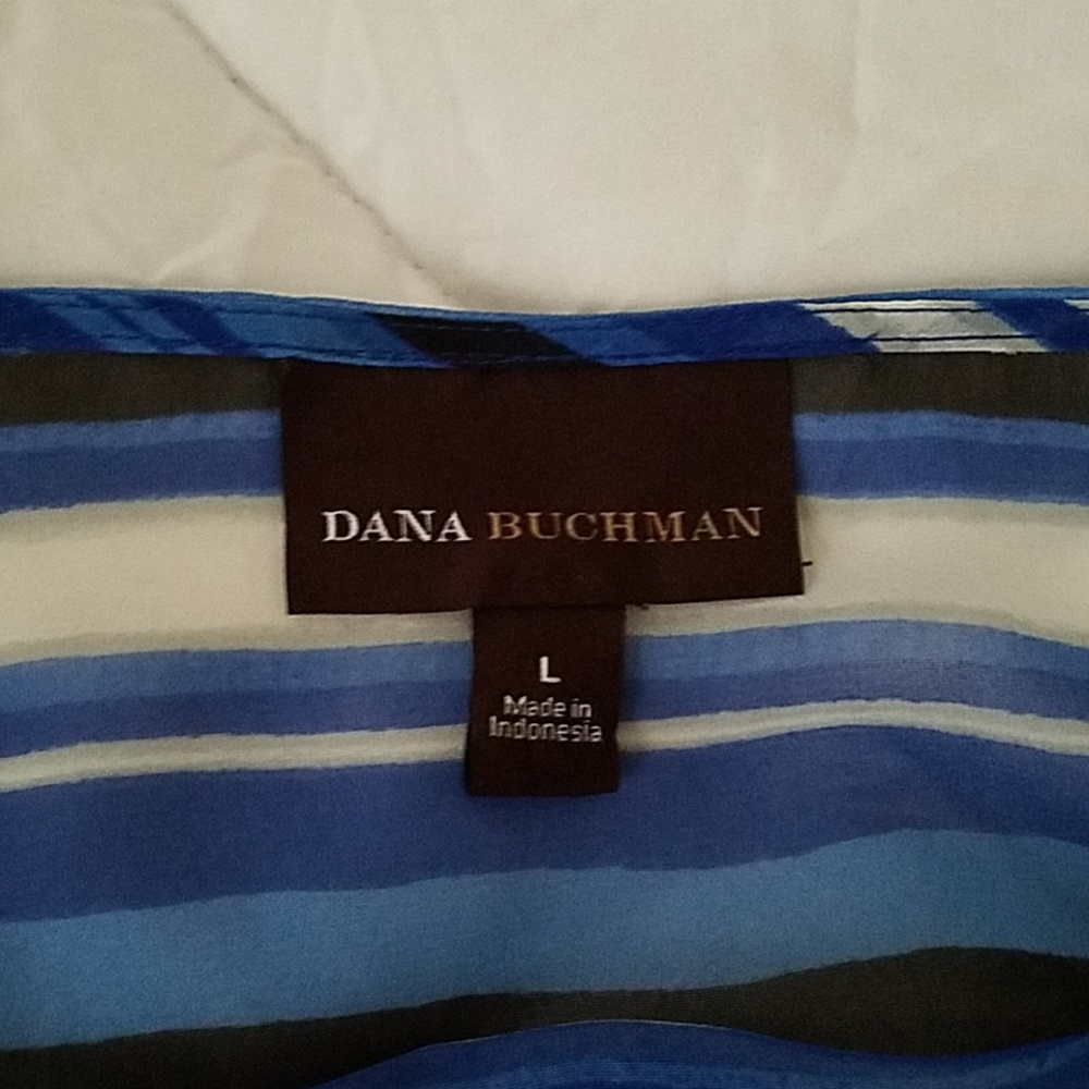 Dana Buchman Tank Top Coverup Attached Top - Picture 3 of 4